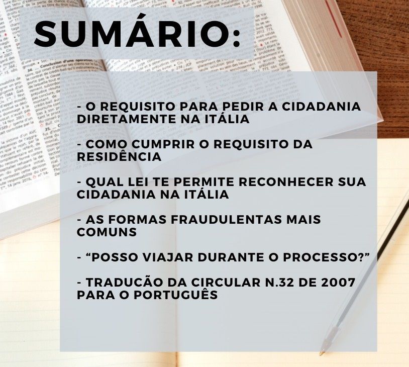 Cidadania italiana é legal